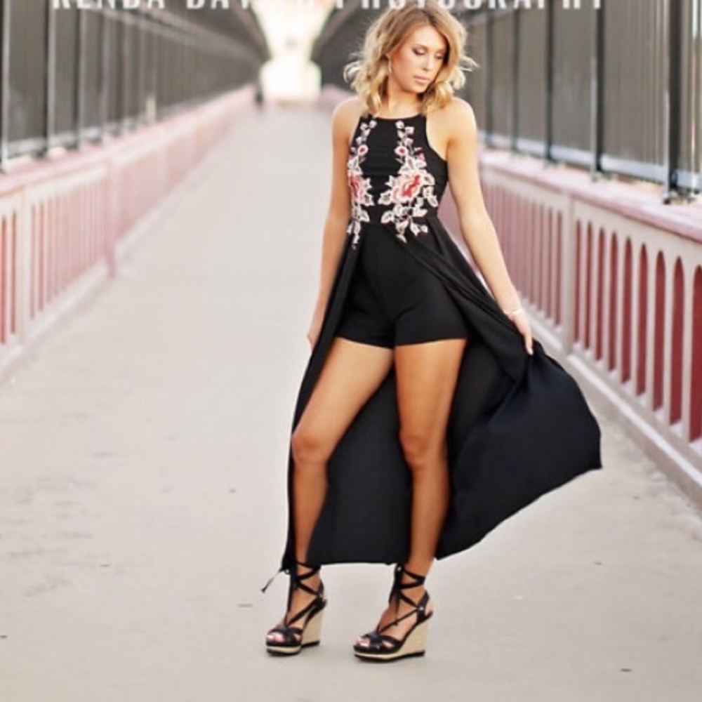 Long train romper